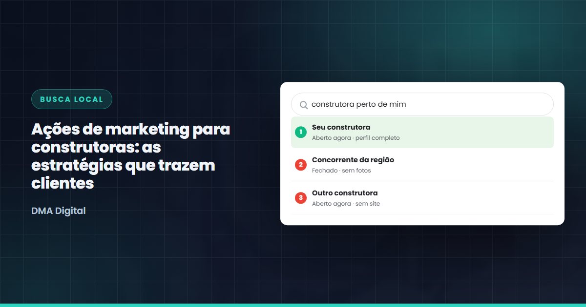 Resultado do mapa do Google com negócios da região